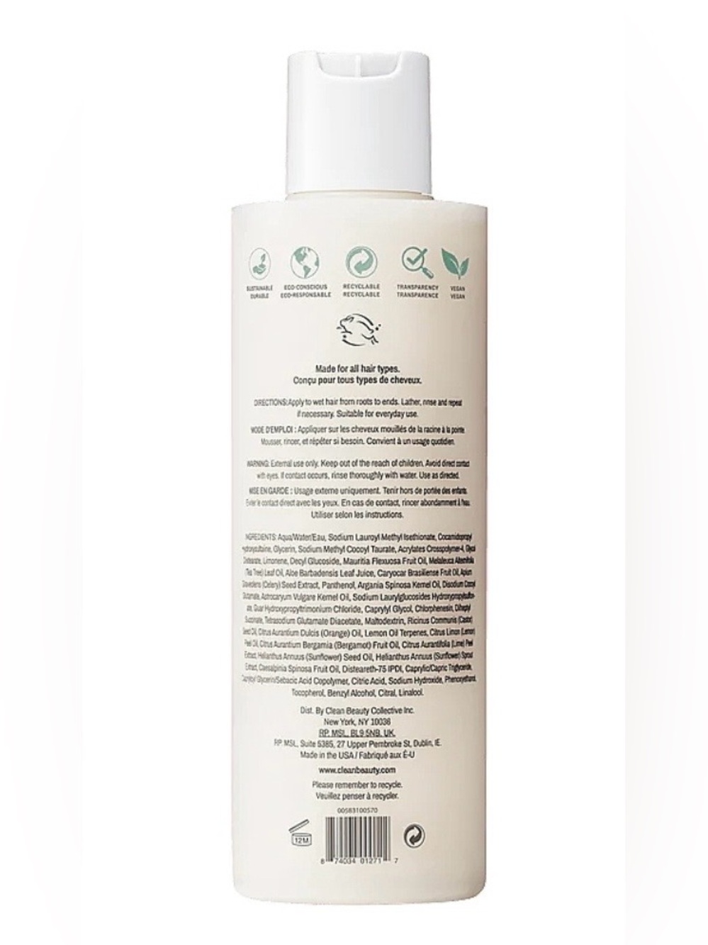 Clean Reserve Buriti & Tucuma Moisturizing
Hair Shampoo & Conditioner 296 ml - Picture 5 of 7
